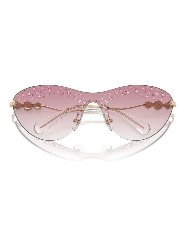 Swarovski Gold Sk7023 Irregular Sunglasses - Image 5 of 5