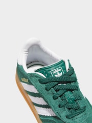 adidas Originals Green Gazelle Indoor Comfort Closure Elastic Lace Shoes - Image 6 of 9