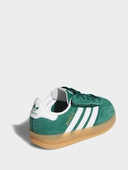 adidas Originals Green Gazelle Indoor Comfort Closure Elastic Lace Shoes - Image 9 of 9