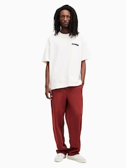 AllSaints White Redact Crew T-Shirt - Image 5 of 7