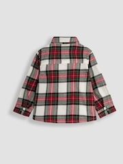 JoJo Maman Bébé Red Check Shirt With Bow Tie - Image 2 of 4
