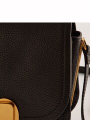 Ted Baker Black Small Imilda Lock Detail Satchel Bag - Image 4 of 5
