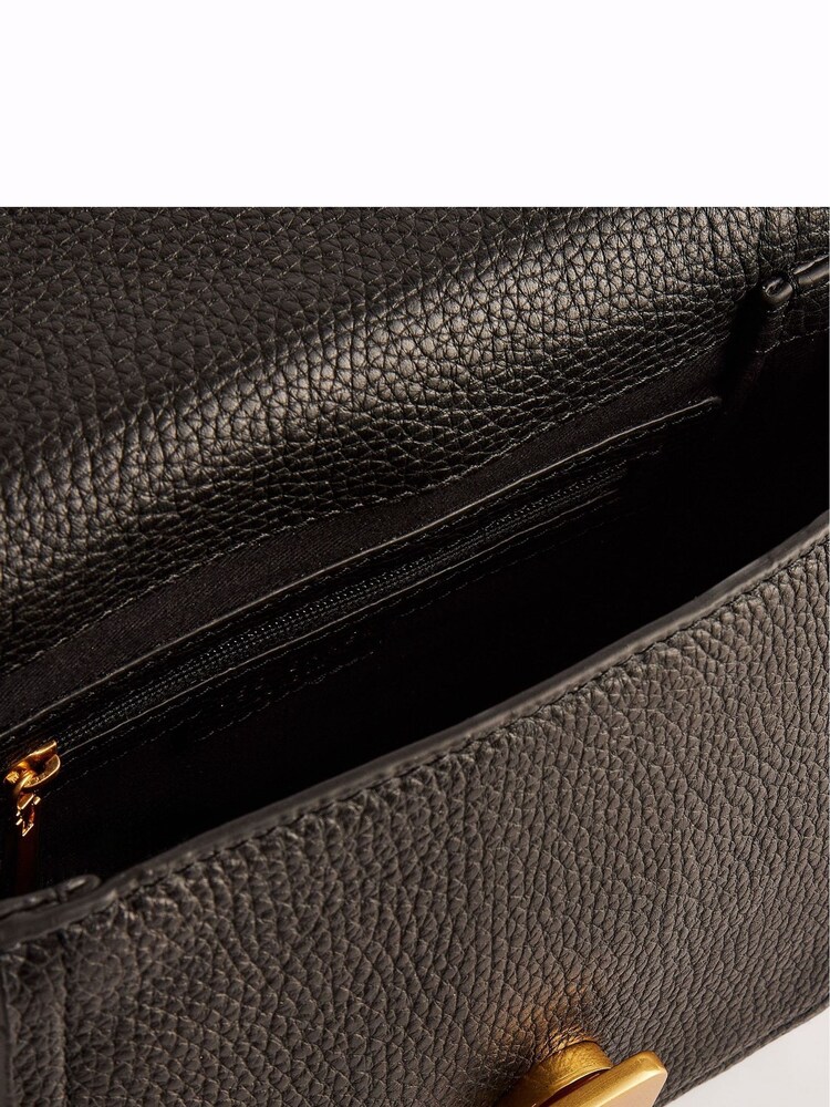 Ted Baker Black Small Imilda Lock Detail Satchel Bag - Image 5 of 5