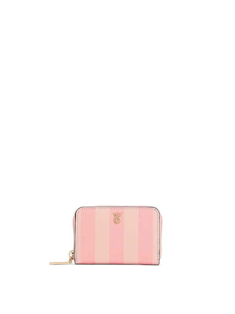 Victoria's Secret Iconic Stripe Pink Small Wallet - Image 1 of 3
