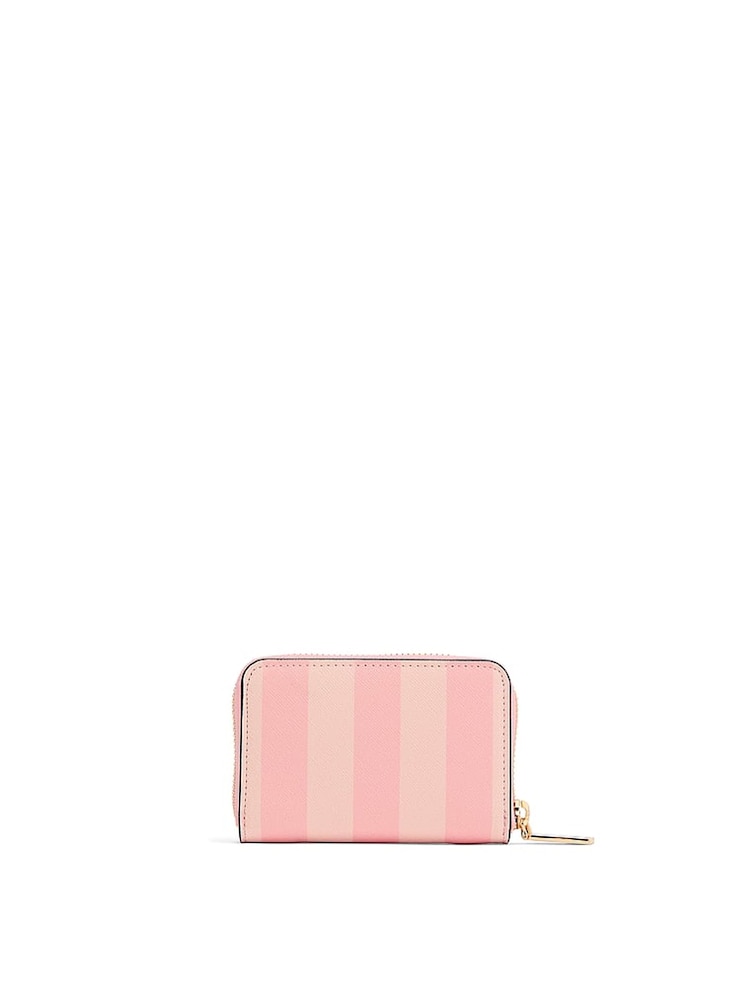 Victoria's Secret Iconic Stripe Pink Small Wallet - Image 2 of 3