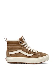 Mens MTE SK8 Hi Brown Trainers - Imagen 1 de 1
