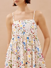 Albaray Cream Buttercup Pressed Floral Sundress - Image 3 of 5