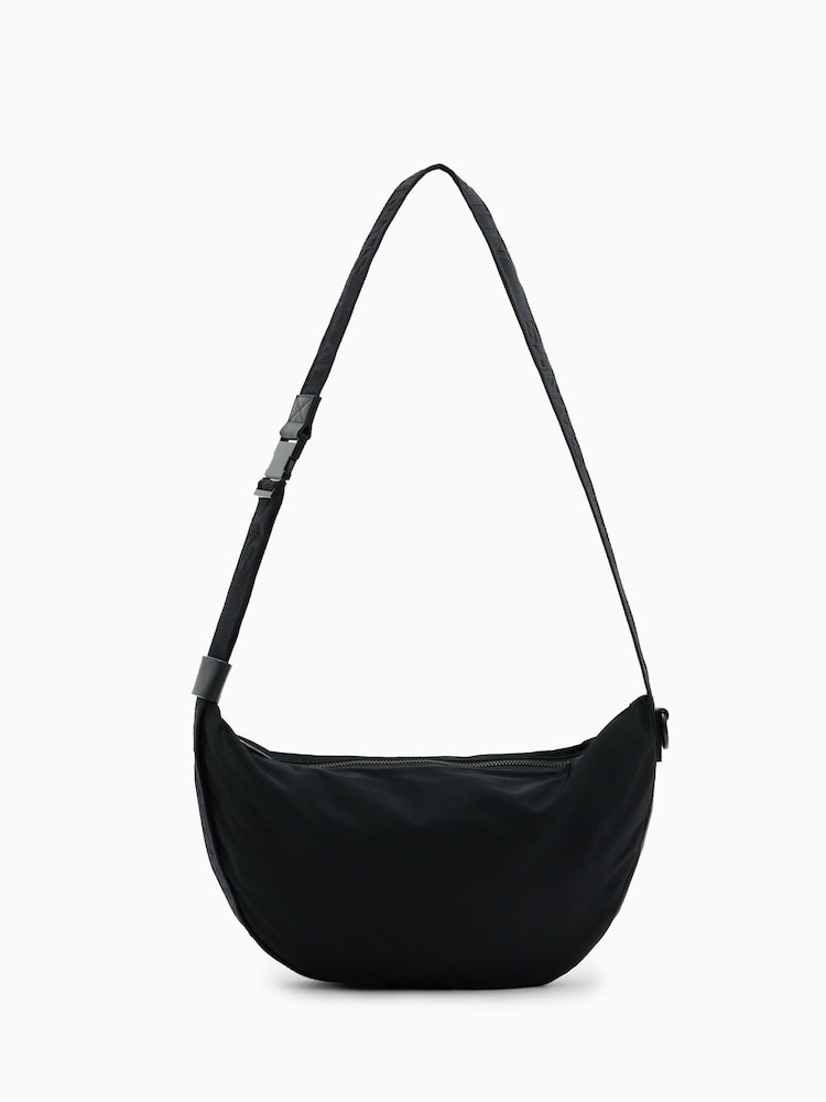 AllSaints Black Koy Cross-Body Bag - Image 1 of 6