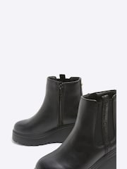 River Island Black Girls Wedge Boots - Image 4 of 4