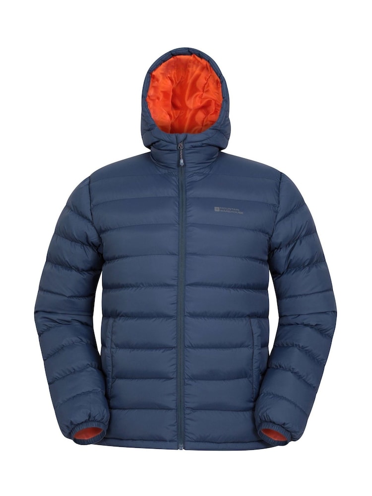 Mountain Warehouse Blue Seasons II Mens Water Resistant Padded Jacket - Image 1 of 5