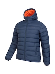 Bleu marine - Mountain Warehouse Seasons II Water Resistant Padded Jacket - Image 6 de 7