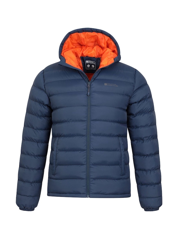 Bleu marine - Mountain Warehouse Seasons II Water Resistant Padded Jacket - Image 7 de 7