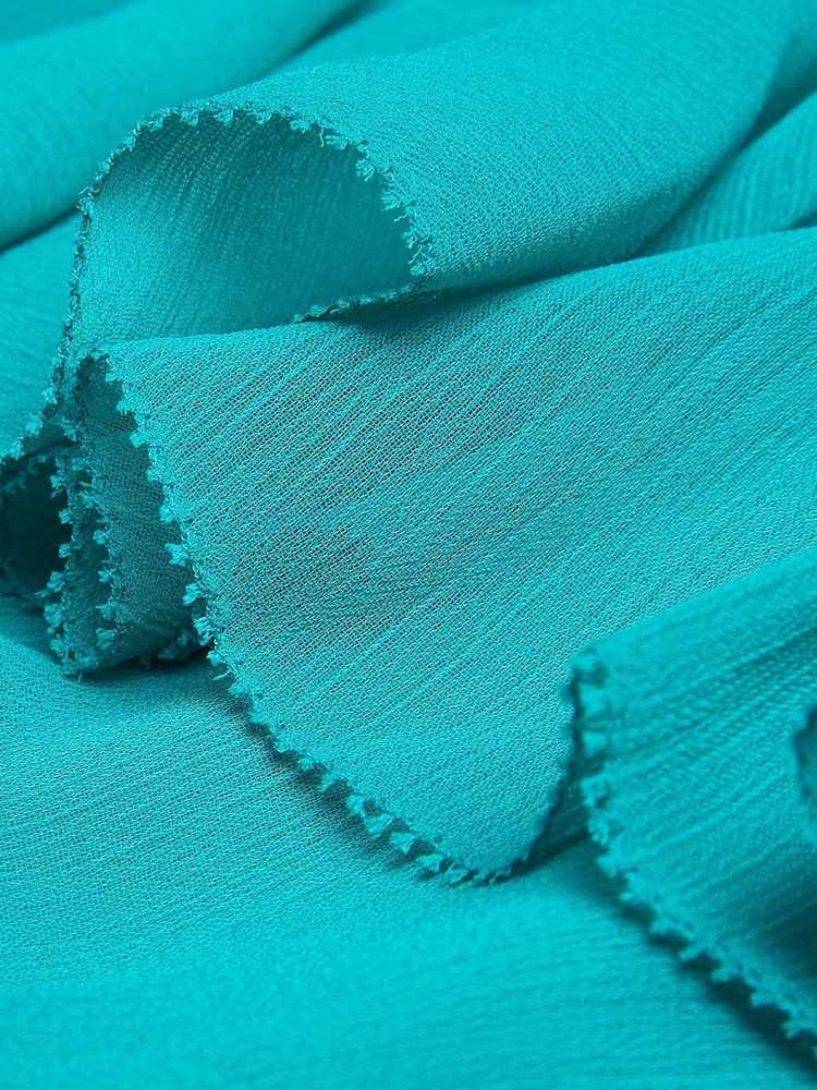 Ted Baker Green Keina Long Sleeve Maxi Dress With Ruffles - Image 6 of 6