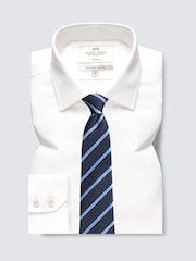 Hawes & Curtis Slim 100% Cotton Non-Iron Fabric Interest White Shirt - Image 2 of 3