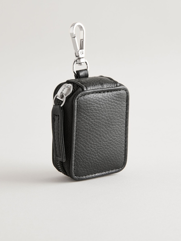 Black Leather Airpod Case - Image 2 of 5