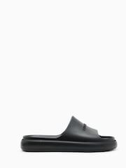 AllSaints Black Dune Sliders - Image 2 of 7