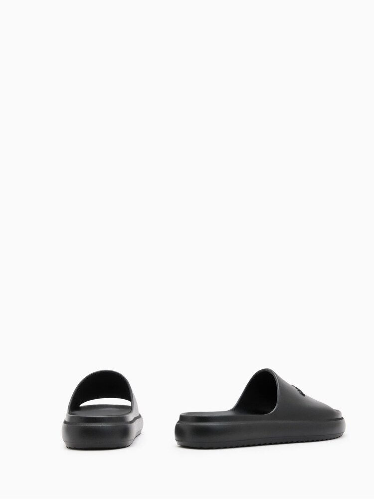AllSaints Black Dune Sliders - Image 3 of 7