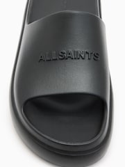 AllSaints Black Dune Sliders - Image 6 of 7