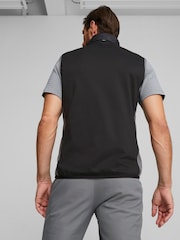 Puma Black Golf Frost Quilted Mens Vest - Image 8 of 10