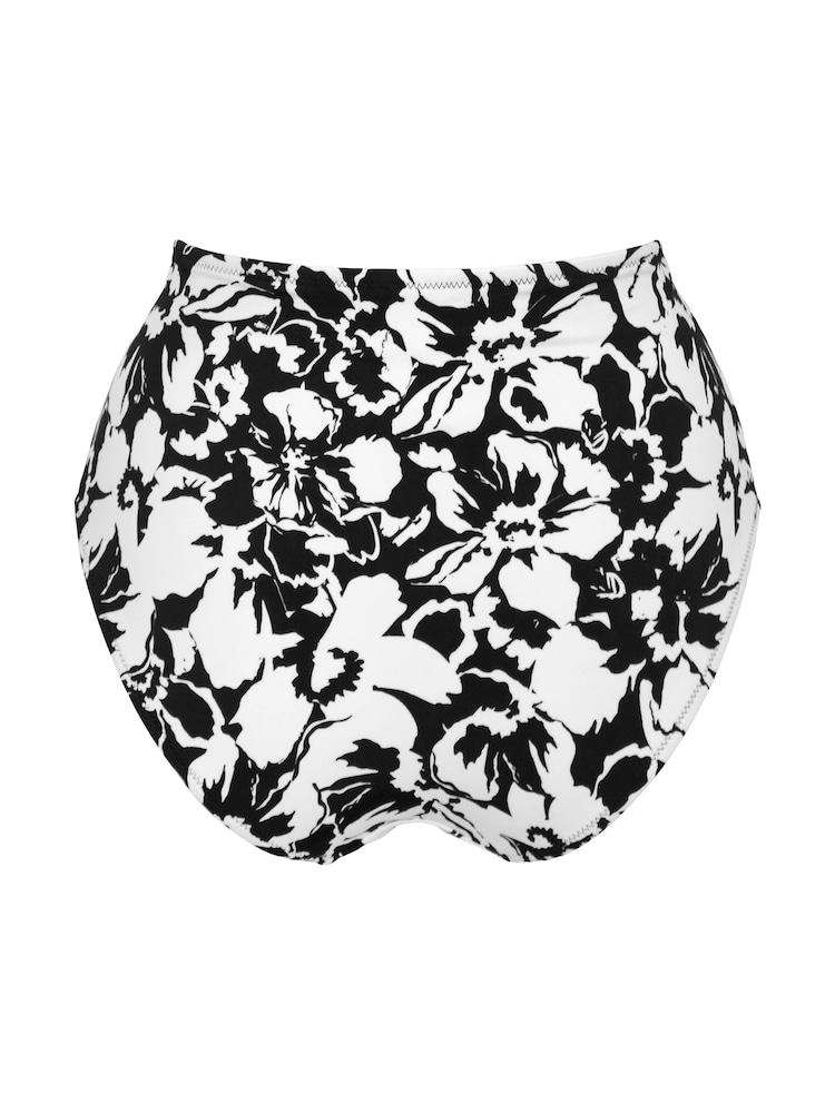 Negro - Braguitas de bikini acanaladas de tiro alto con diseño texturizado, efecto reductor y cinturón Cali de Pour Moi - Imagen 4 de 4 Negro - Braguitas de bikini acanaladas de tiro alto con diseño texturizado, efecto reductor y cinturón Cali de Pour Moi - Imagen 4 de 4