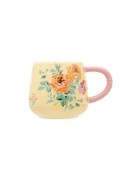 Cath Kidston Yellow Archive Twisted Handle Billie Mugs Set Of 4 - Image 3 of 4