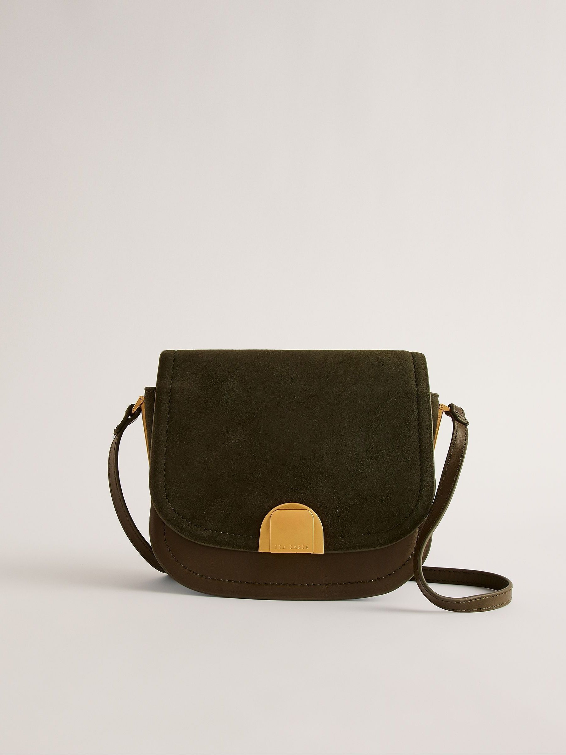 Buy Ted Baker Brown Small Imilda Lock Detail Satchel Bag from Next Ireland