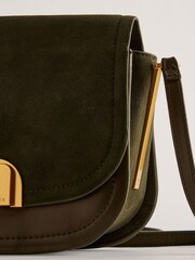 Ted Baker Brown Small Imilda Lock Detail Satchel Bag - Image 3 of 5