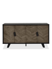 Bentley Designs Weathered Oak Peppercorn Emerson Wide Sideboard - Image 3 of 6