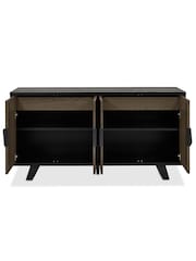 Bentley Designs Weathered Oak Peppercorn Emerson Wide Sideboard - Image 5 of 6