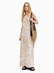 AllSaints Green Sarah Avalon Dress - Image 1 of 6