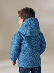 Blue Waterproof Warm Padded Coat (3mths-7yrs) - Image 2 of 10