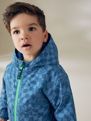 Blue Waterproof Warm Padded Coat (3mths-7yrs) - Image 5 of 10
