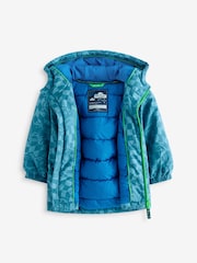 Blue Waterproof Warm Padded Coat (3mths-7yrs) - Image 7 of 10