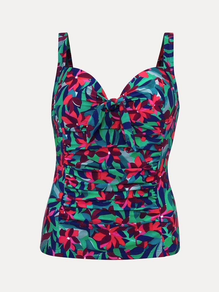 Phase Eight Multi Jungle Print Tankini Top - Image 6 of 6