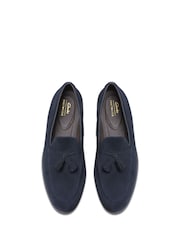 Clarks Blue Suede CraftArlo Trim Shoes - Image 6 of 8
