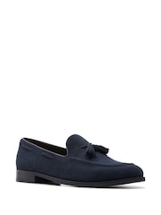 Clarks Blue Suede CraftArlo Trim Shoes - Image 7 of 8