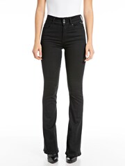 Replay Black New Luz Flare Jeans - Image 1 of 4