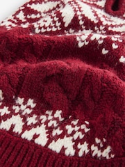 Red Fairisle Pattern Christmas Dog Jumper - Image 7 of 10