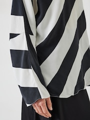 Hush Blue Whitney Stripe Top - Image 4 of 5