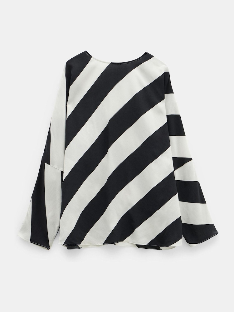 Hush Blue Whitney Stripe Top - Image 5 of 5