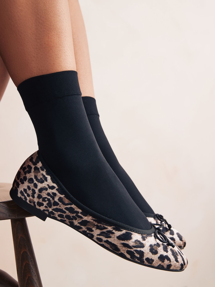 Noir - 60 Denier Chaussettes cheville 3 Lot - Image 2 de 3