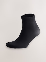 Black 60 Denier Ankle Socks 3 Pack - Image 5 of 7