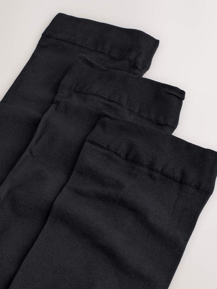 Black 60 Denier Ankle Socks 3 Pack - Image 7 of 7