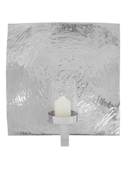 Interiors by Premier Silver Kensington Townhouse Wall Sconce Candle Holder - Image 1 of 2