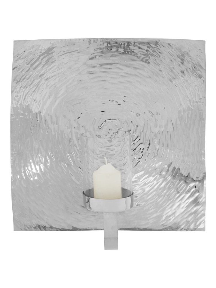 Interiors by Premier Silver Kensington Townhouse Wall Sconce Candle Holder - Image 1 of 2 Interiors by Premier Silver Kensington Townhouse Wall Sconce Candle Holder - Image 1 of 2