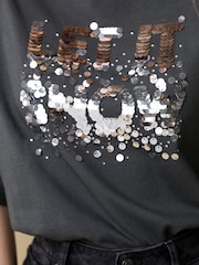 Let It Snow Christmas Short Sleeve 100% Cotton T-Shirt - Image 5 of 9