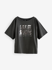Let It Snow Christmas Short Sleeve 100% Cotton T-Shirt - Image 7 of 9