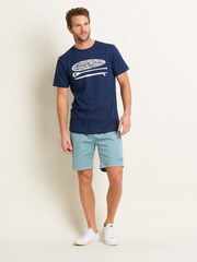 Brakeburn Blue Sup 100% Cotton T-Shirt - Image 4 of 5