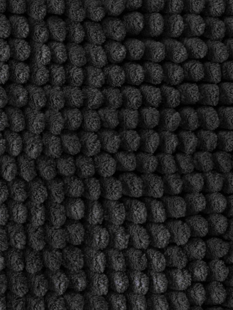 Catherine Lansfield Charcoal Bobble Bathmat - Image 3 of 3