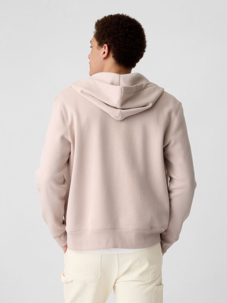 Gap Pink Logo Zip Through Hoodie - Image 2 of 4